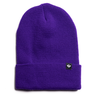 LittleWins Branded YP Classics® Cuffed Knit Beanie - Purple