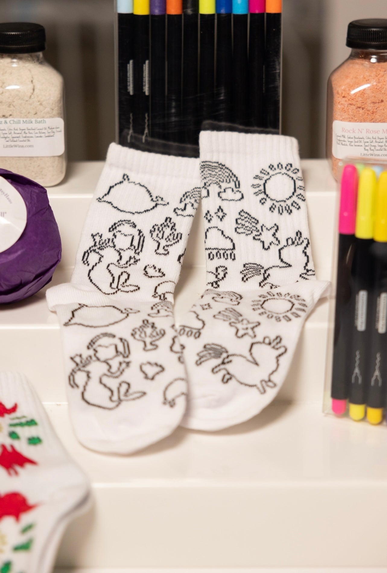 Color Your Own Compression Socks